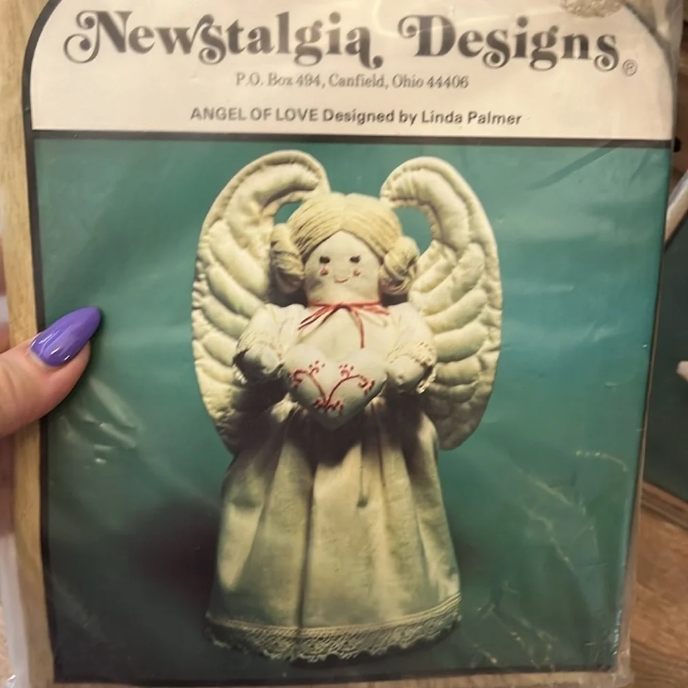 Newstalgia Designs Angels Two Vintage Kits Unopened 1980’s Boy Angels Love New